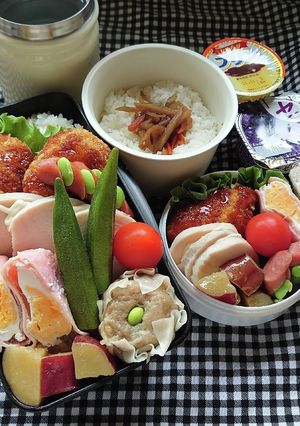 ❜21/11/2 コロッケ弁当-レシピのメイン写真