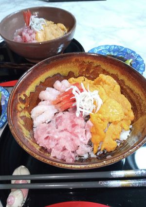 ウニ、甘海老、ネギトロ簡単海鮮丼-レシピのメイン写真