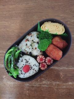 JK☆おにぎり2種弁当♪-レシピのメイン写真