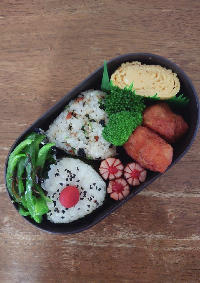 JK☆おにぎり2種弁当♪-レシピのメイン写真