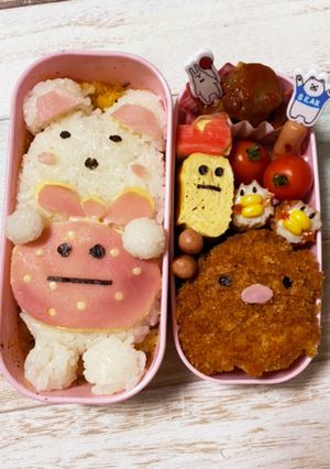 キャラ弁　すみっコぐらし　-レシピのメイン写真