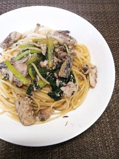 白だしで簡単✤鯖缶和風パスタ-レシピのメイン写真