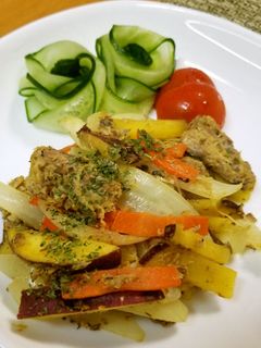 さば缶のカレー炒め-レシピのメイン写真