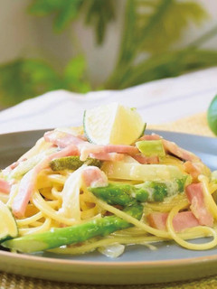 へべすのクリームパスタ-レシピのメイン写真