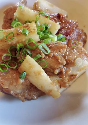 鶏のみそ漬けで山芋みそ炒め【アレンジ】-レシピのメイン写真