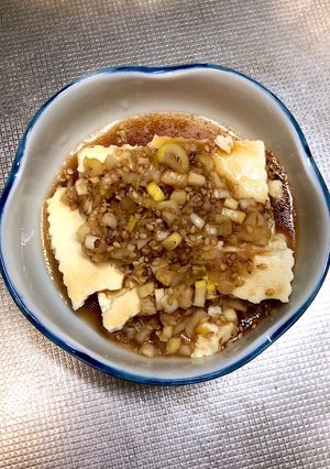 麺つゆで時短簡単美味☆豆腐の香味ダレ掛け-レシピのメイン写真