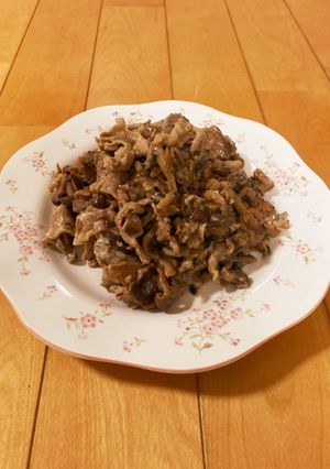 しめじとエリンギの豚肉マヨ炒め♪時短♪-レシピのメイン写真
