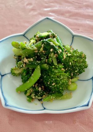4種の野菜のごまあえ-レシピのメイン写真
