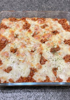 マッシュポテトのミートソースグラタン-レシピのメイン写真