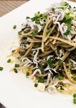 一つの鍋で作れる♡海苔とシラスのパスタ-レシピのメイン写真