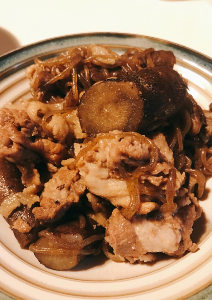 農家の食卓〜ごぼうと豚肉の甘辛煮〜-レシピのメイン写真