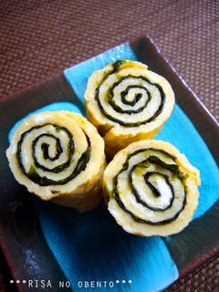 お弁当に✿韓国風ぐるぐる玉子焼き-レシピのメイン写真