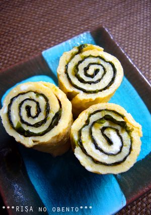 お弁当に✿韓国風ぐるぐる玉子焼き-レシピのメイン写真
