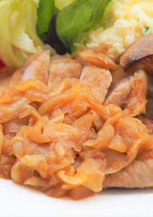 豚肉の白ワインアップルソース-レシピのメイン写真