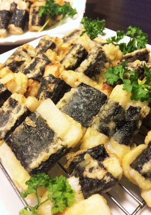 山芋の海苔巻き天-レシピのメイン写真