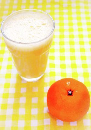 ☺おうちカフェ♡簡単♪みかんのラッシー☺-レシピのメイン写真