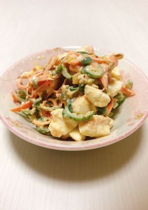 美味しすぎるピーマンと卵のマヨサラダ-レシピのメイン写真