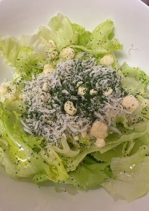 秘密の簡単しらすサラダ-レシピのメイン写真