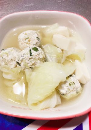 鶏団子スープ-レシピのメイン写真