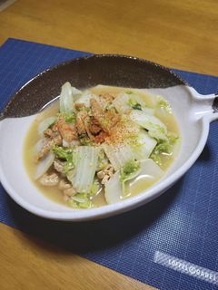 《簡単》白菜と油揚げの炒め煮-レシピのメイン写真