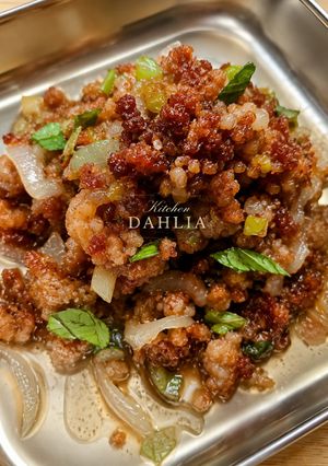 【ひき肉】🌱ミント香るラープ風炒め🇹🇭カオクアなし-レシピのメイン写真