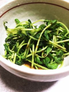 レンジで簡単●豆苗のおしたし-レシピのメイン写真