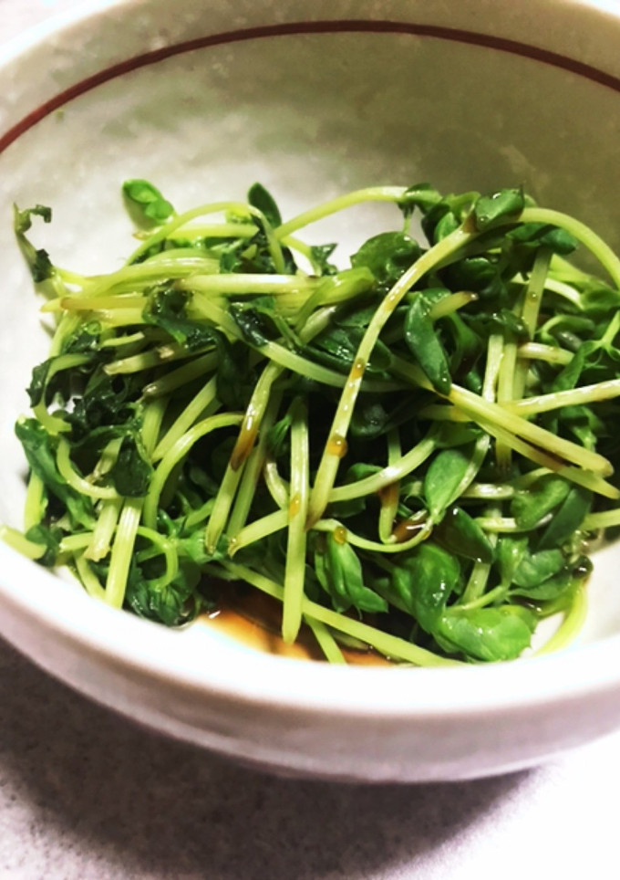 レンジで簡単●豆苗のおしたし-レシピのメイン写真