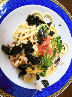 和風明太子クリームパスタ-レシピのメイン写真