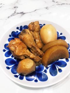 手羽元と根菜のこってり煮-レシピのメイン写真
