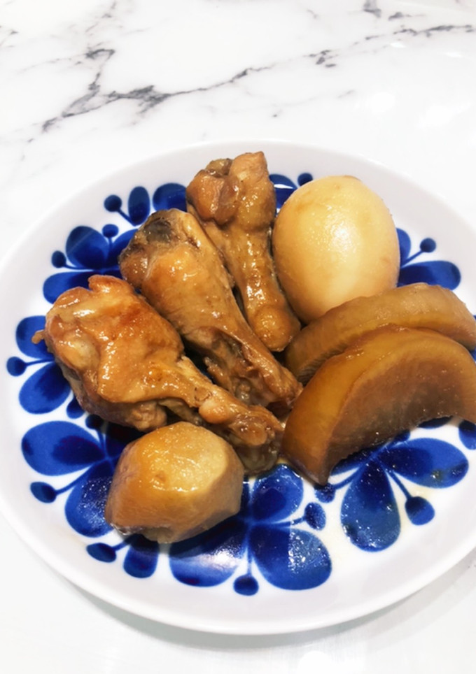 手羽元と根菜のこってり煮-レシピのメイン写真