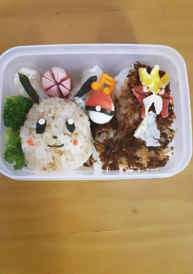 イーブイとエンテイ弁当-レシピのメイン写真