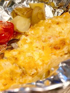 サーモンのタルタルマヨホイル焼き-レシピのメイン写真