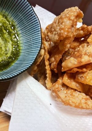 サルベージ◎餃子の皮で！おつまみチップス-レシピのメイン写真