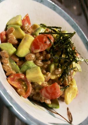 サルベージ◎納豆のアボカドトマト丼-レシピのメイン写真