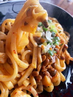 サルベージ◎納豆キムチ焼きうどん-レシピのメイン写真