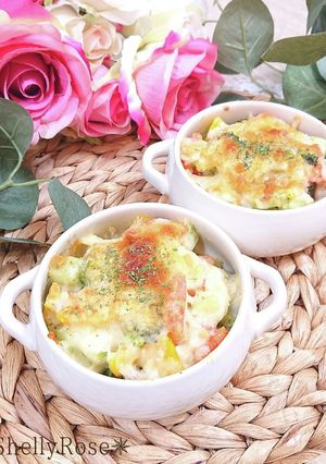 簡単★ブロッコリーとパプリカのチーズ焼き-レシピのメイン写真