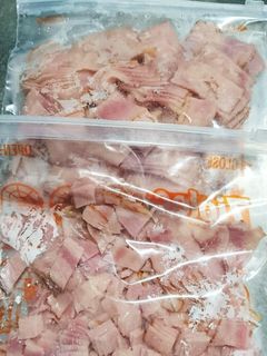 ベーコンは塩抜きして冷凍します-レシピのメイン写真