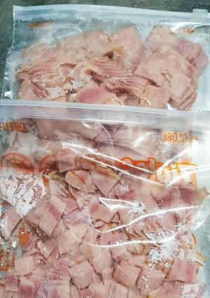 ベーコンは塩抜きして冷凍します-レシピのメイン写真