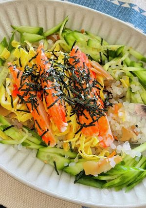 粒こんにゃくで★低カロリーちらし寿司✳︎-レシピのメイン写真
