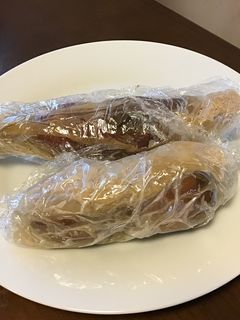 レンジでふかし芋(さつまいも)-レシピのメイン写真