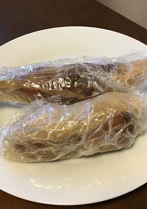 レンジでふかし芋（さつまいも）-レシピのメイン写真