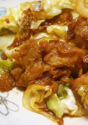 簡単！早い！コク旨豚肉とキャベツ炒め-レシピのメイン写真