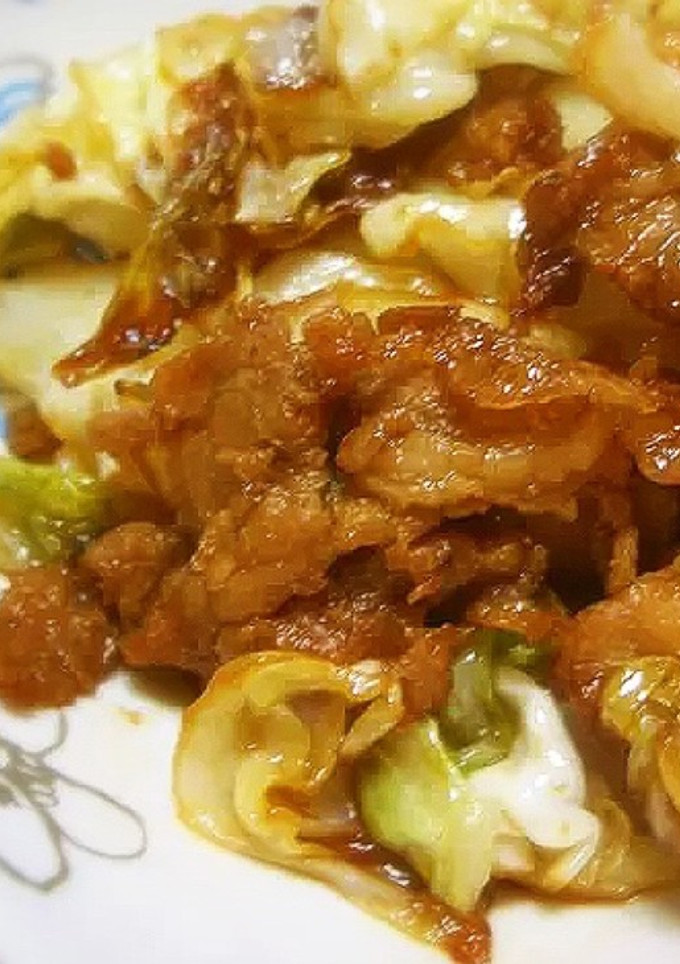 簡単！早い！コク旨豚肉とキャベツ炒め-レシピのメイン写真