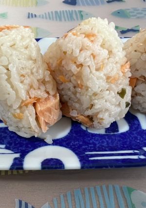 鮭の炊き込みご飯-レシピのメイン写真