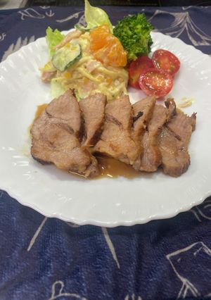 超簡単♪柔らかハニーロースポーク-レシピのメイン写真