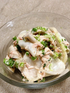 カブのツナサラダ【皮や茎も食べよう】-レシピのメイン写真
