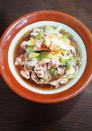 簡単☆肉ネギ蕎麦-レシピのメイン写真