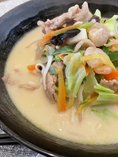 色んな麺で食べよ♡本格的海鮮ちゃんぽん-レシピのメイン写真