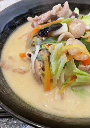 色んな麺で食べよ♡本格的海鮮ちゃんぽん-レシピのメイン写真