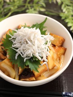 簡単!厚揚げしらす丼-レシピのメイン写真
